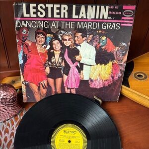 Lester Lanin Dancing at the Mardi Gras Vinyl Record
